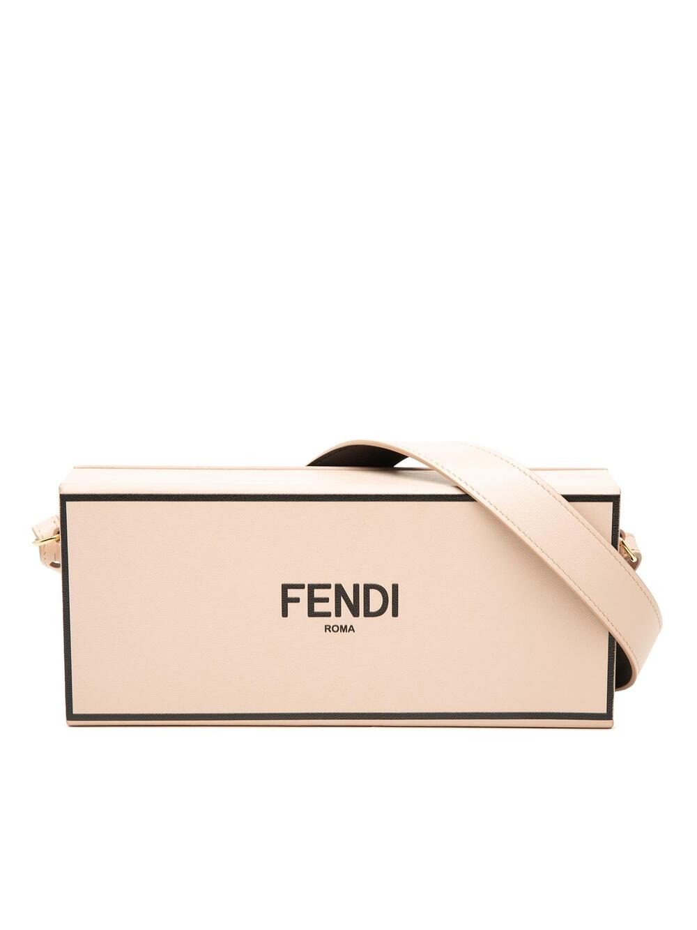 Fendi Leather Horizontal Box Crossbody #362595F71B